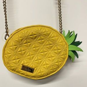 Kate Spade Wing It Pineapple Crossbody  *FLAW READ